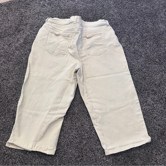 Gloria Vanderbilt Beige Pant Size 16 Straight Leg Cotton Stretch Comfortable Fit - Picture 2 of 12